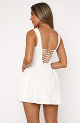 Moonlight Magic Mini Dress White