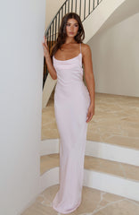 Over My Head Maxi Dress Baby Pink