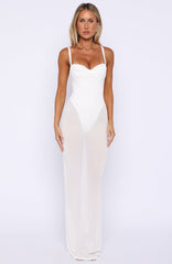 Parisian Night Maxi Dress White