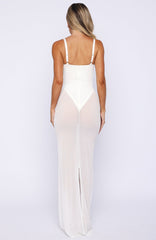 Parisian Night Maxi Dress White