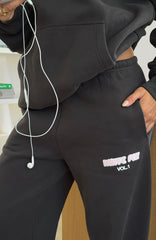 Vol. 1 Wide Leg Sweatpants Charcoal