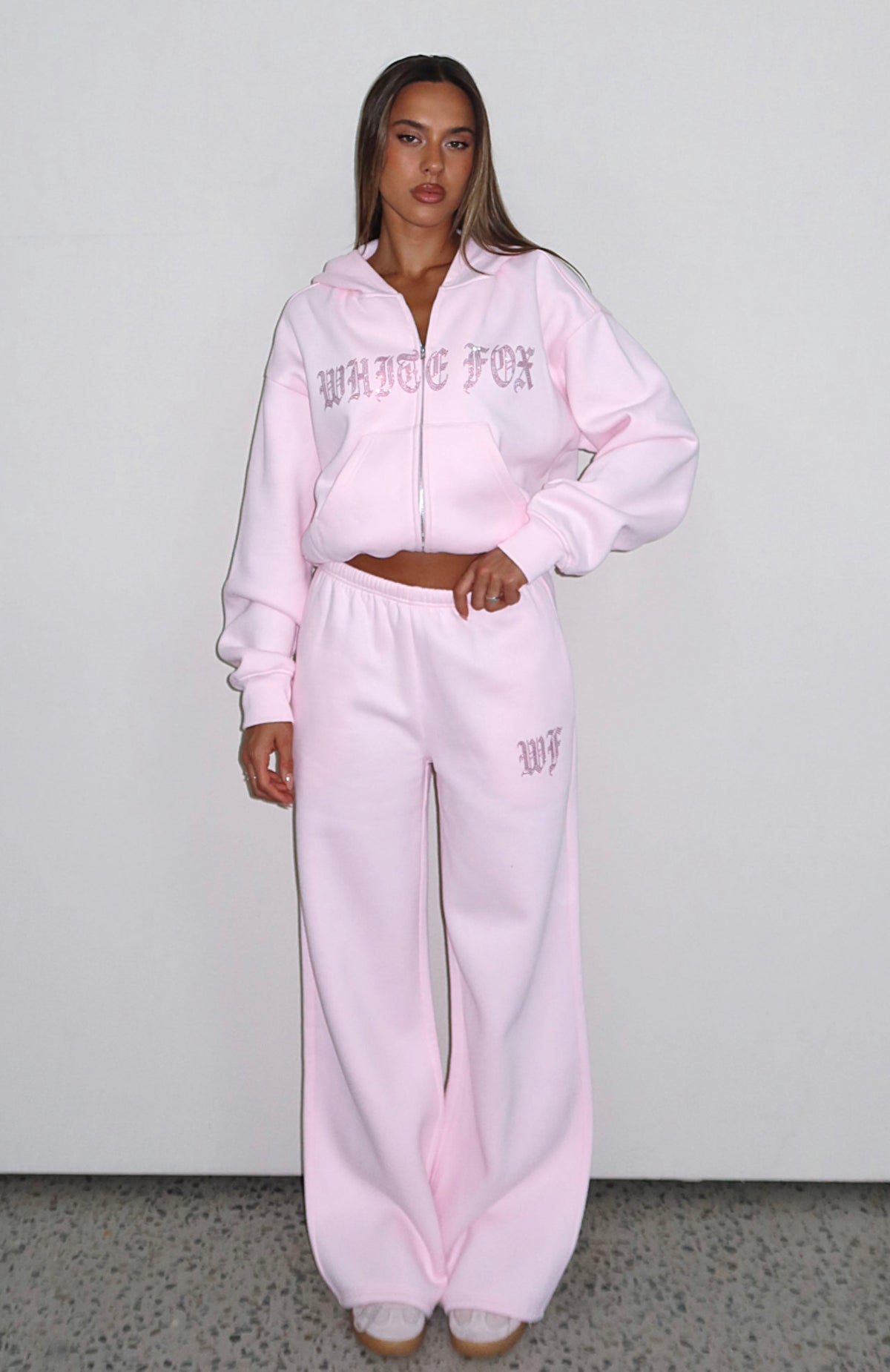 Lucky Ones Wide Leg Sweatpants Pink
