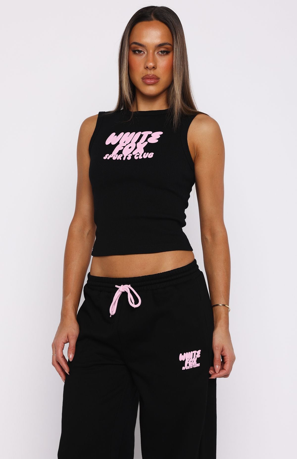 Club 14 Allie Tank Top Black