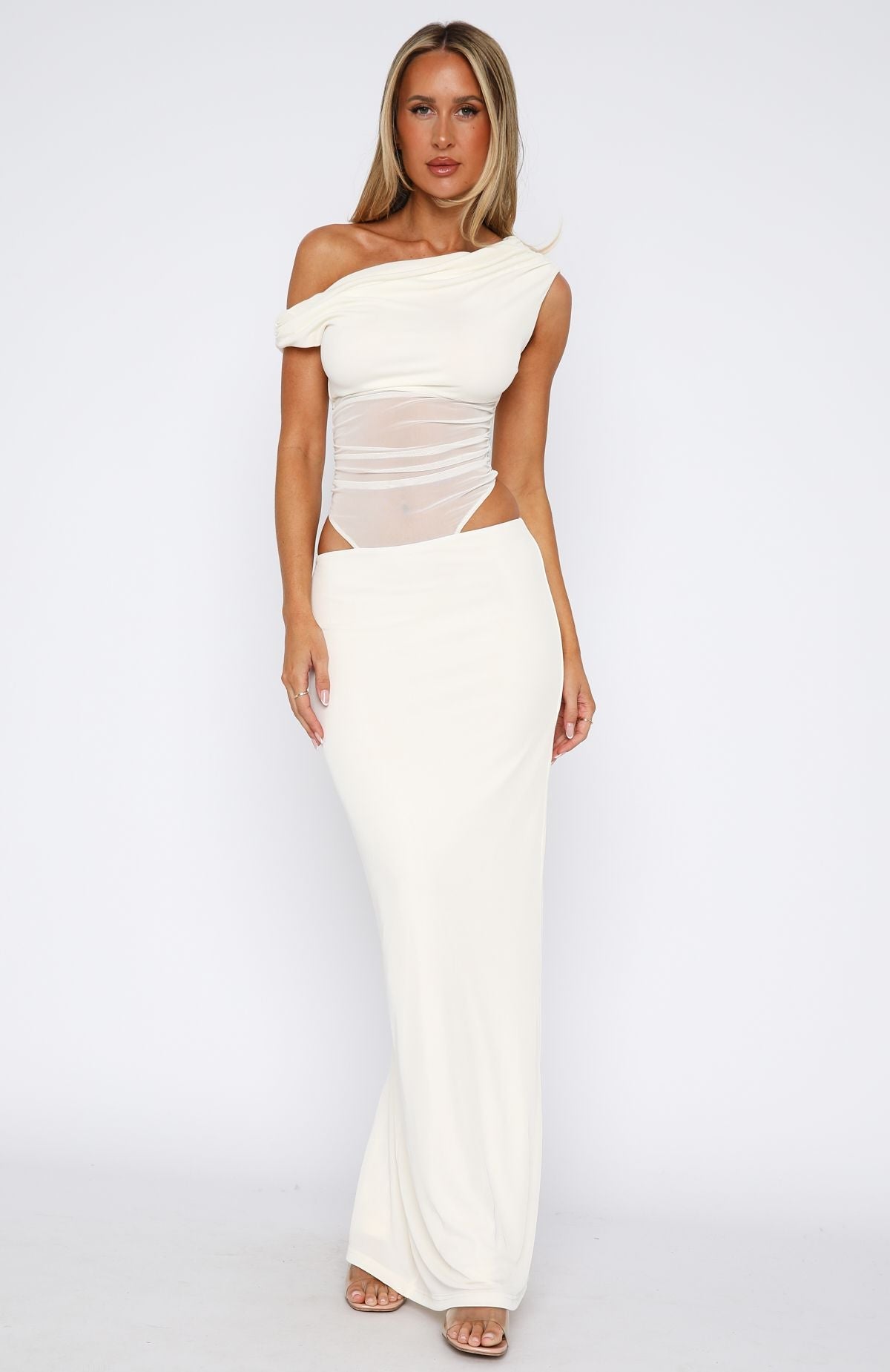 Girls Night Maxi Dress White