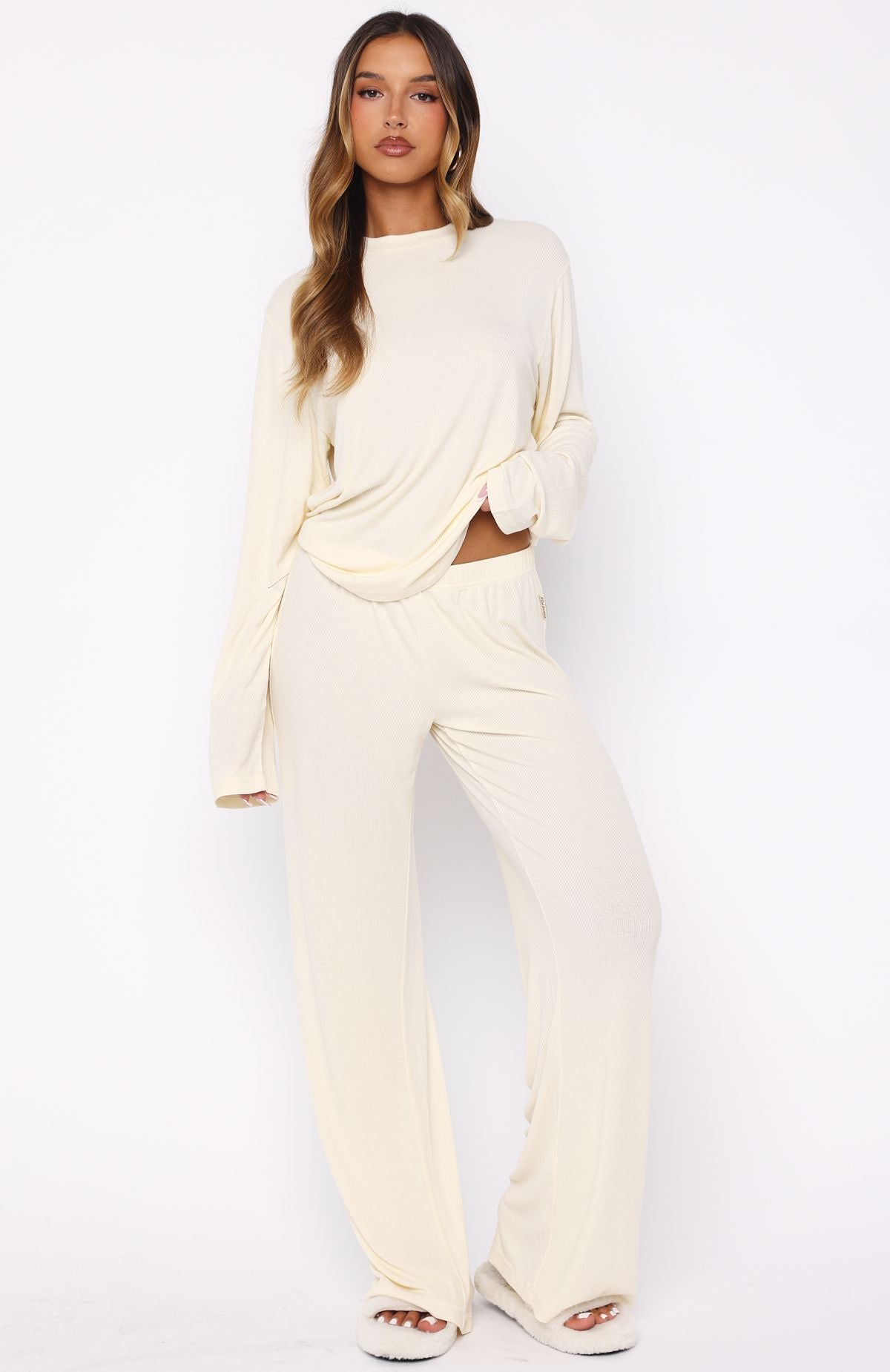 Wish Upon A Star Pyjama Pants Off White